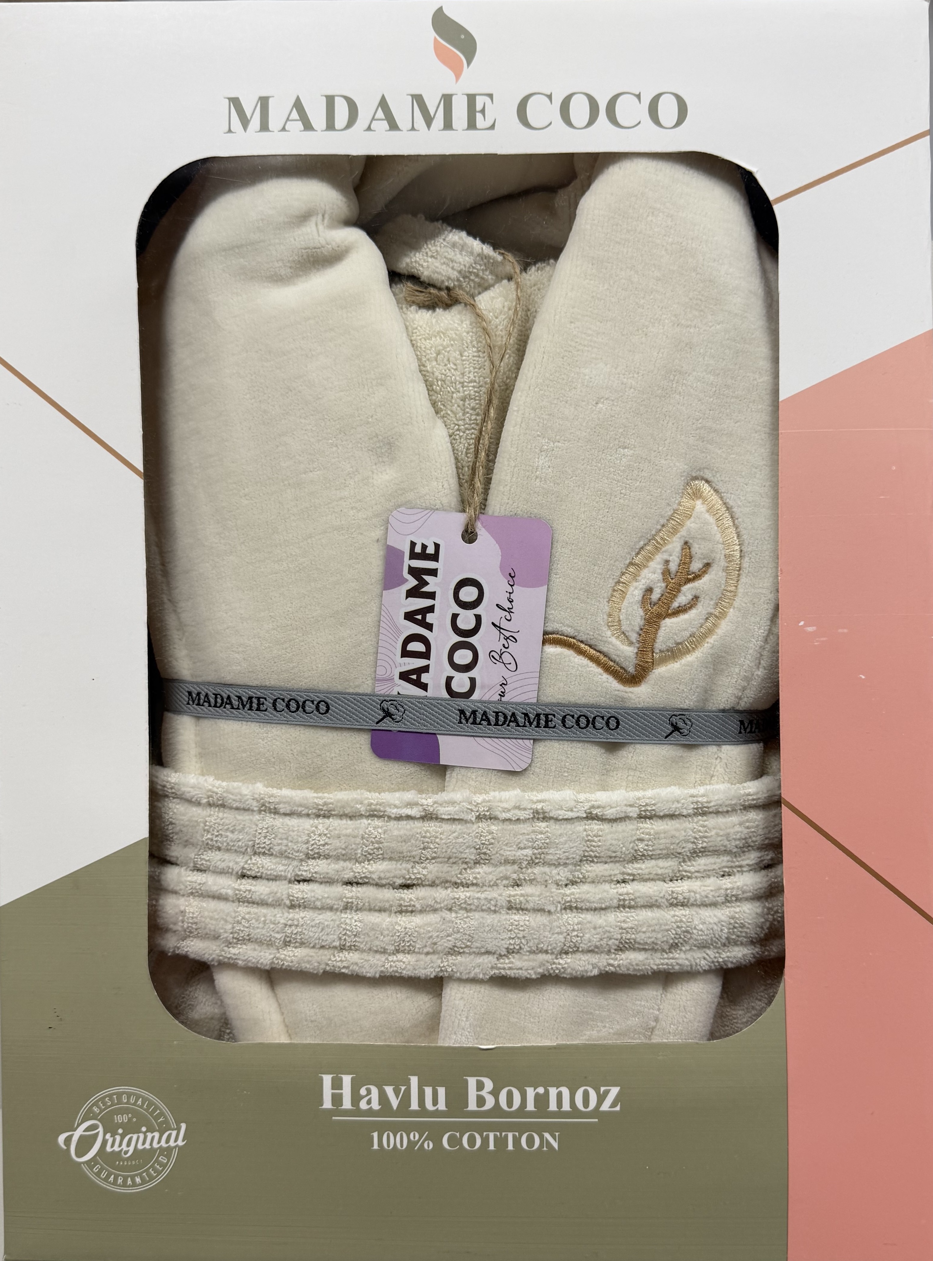 حوله تن پوش بزرگسال برند madame coco سایز(L) 125